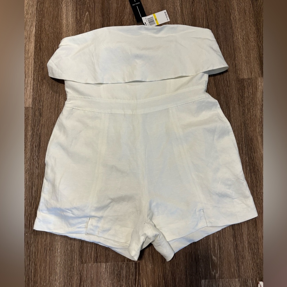 One piece white shorts